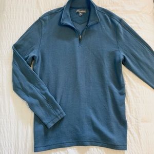 eddie bauer quarter zip sweater